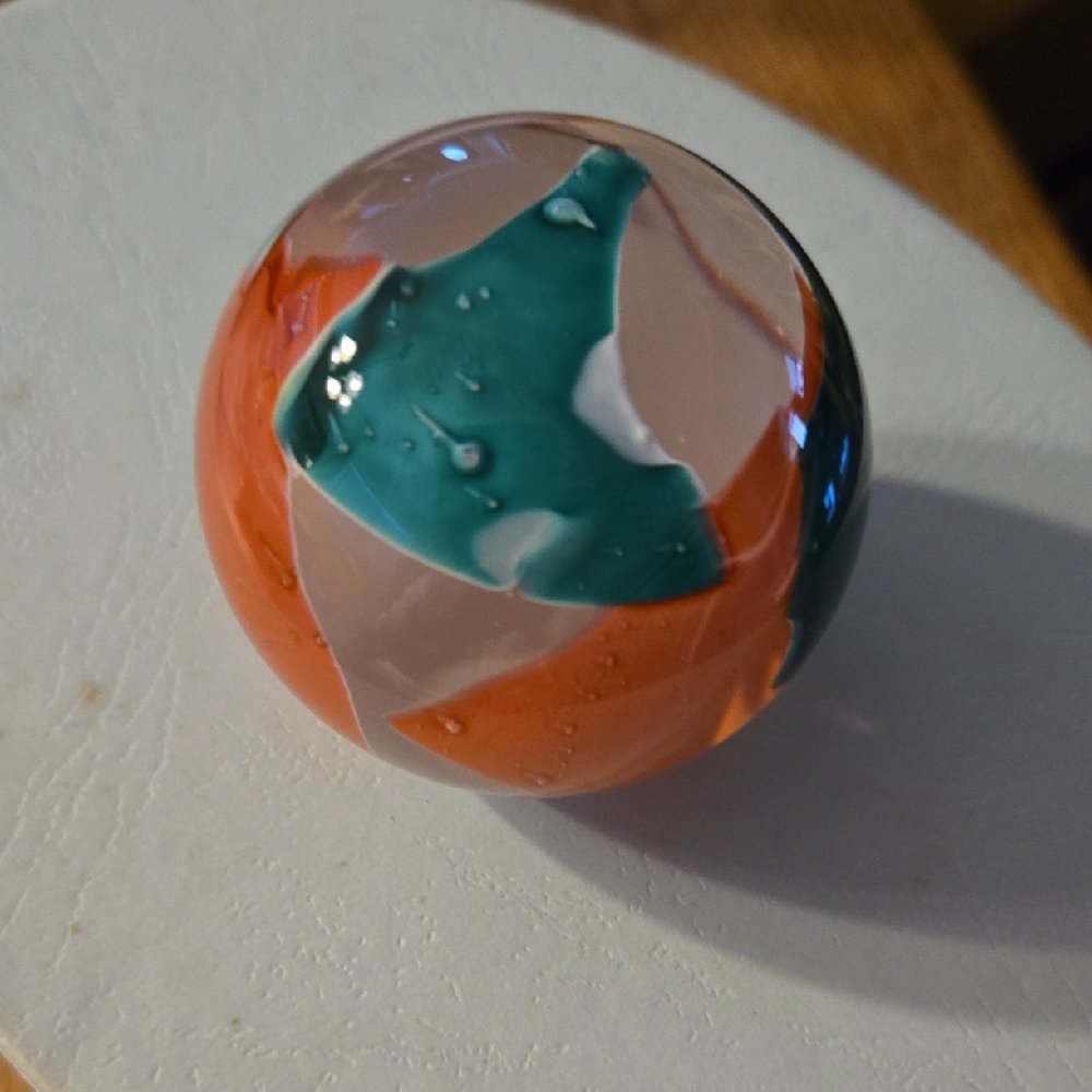 Colorful Glass Sphere Home Accent